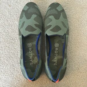 Rothy’s Green Camo Loafer